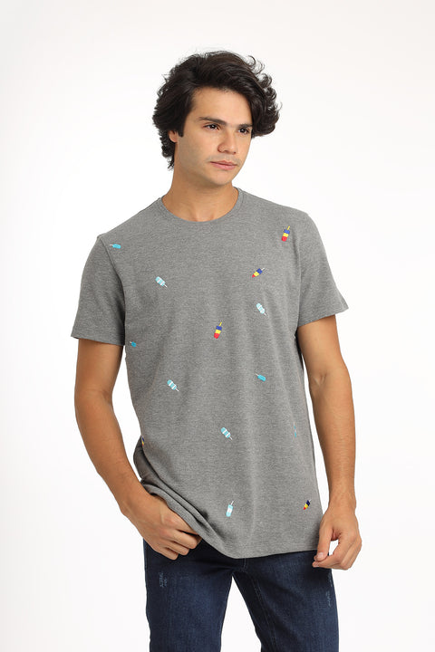 Regular Fit T-Shirt Gray
