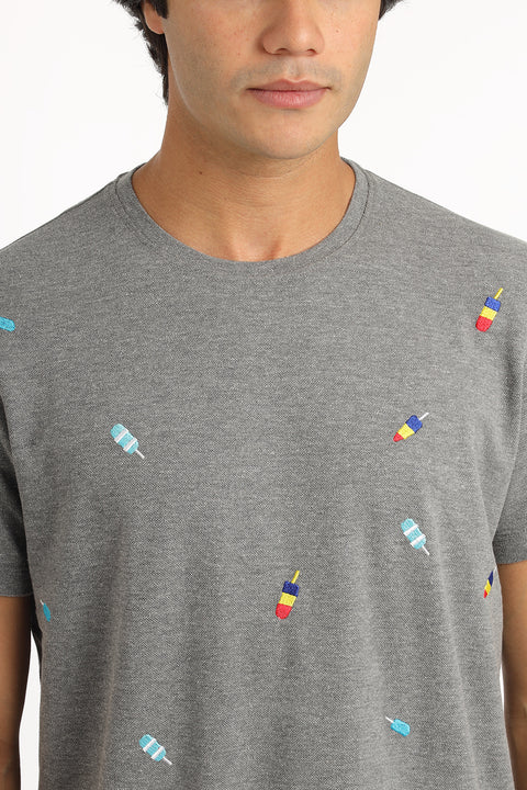 Regular Fit T-Shirt Gray