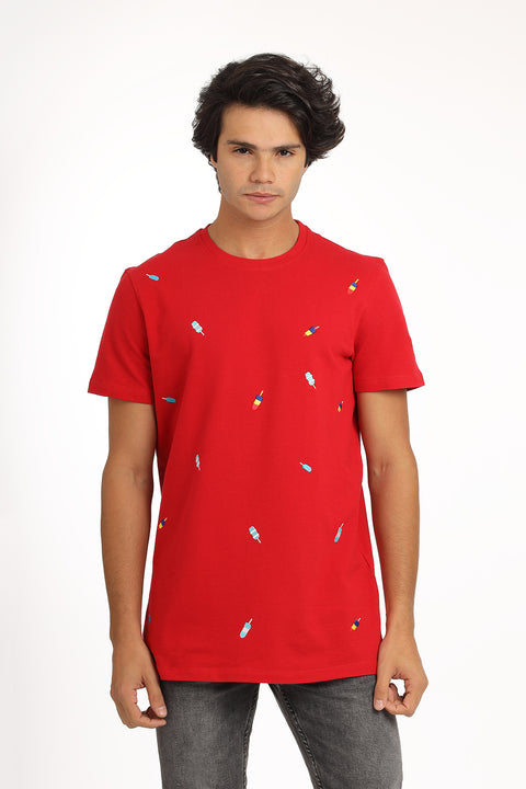 Regular Fit T-Shirt Red