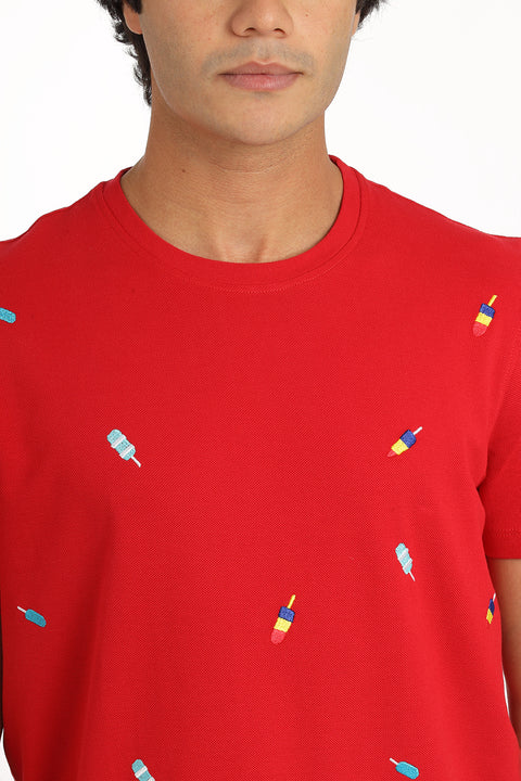 Regular Fit T-Shirt Red
