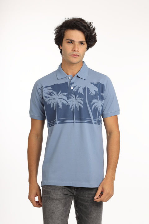 Polo Shirt Regular Fit Blue