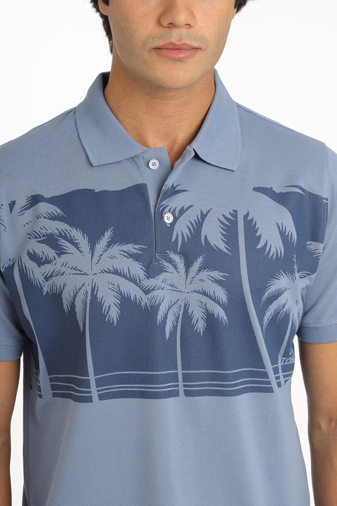 Polo Shirt Regular Fit Blue
