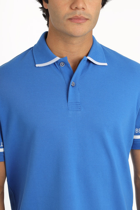 Polo Shirt Regular Fit Blue