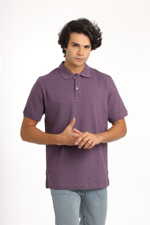 Polo Shirt Regular Fit Purple