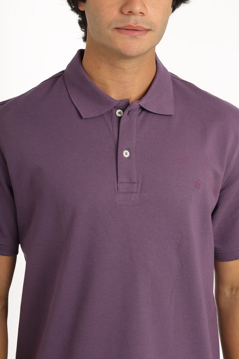 Polo Shirt Regular Fit Purple