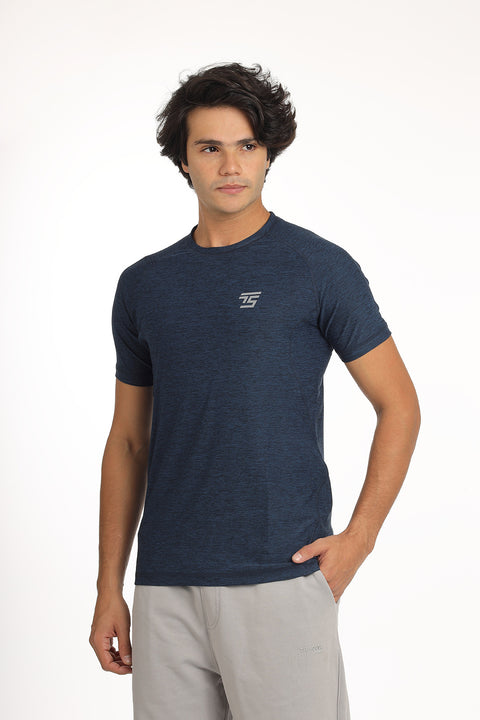 Regular Fit Sports T-Shirt Dark Blue