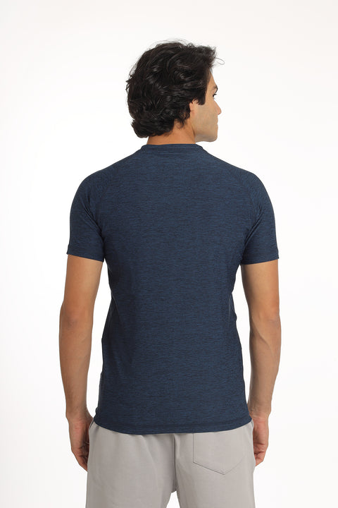 Regular Fit Sports T-Shirt Dark Blue