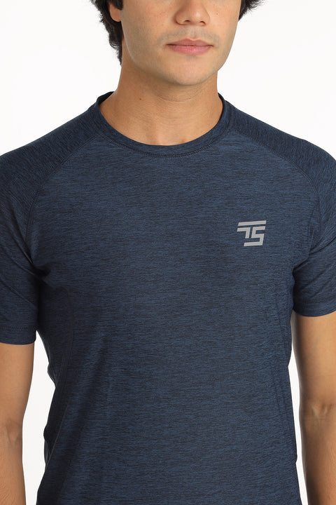 Regular Fit Sports T-Shirt Dark Blue