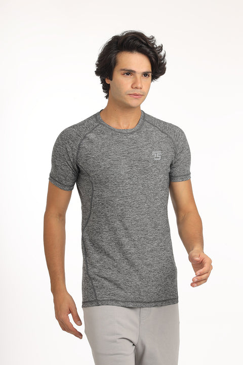 Regular Fit Sports T-Shirt Gray