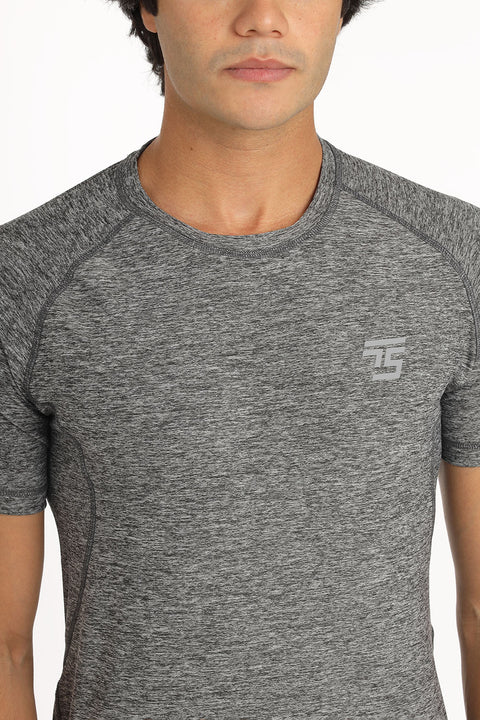 Regular Fit Sports T-Shirt Gray