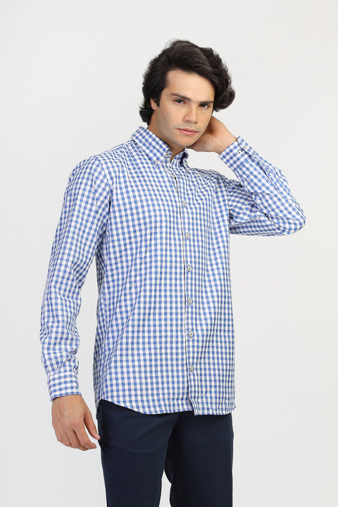 Regular Fit Shirt Blue