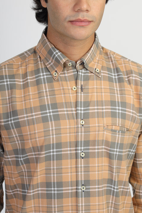 Regular Fit Shirt Beige