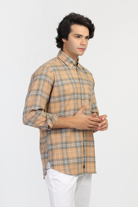 Regular Fit Shirt Beige