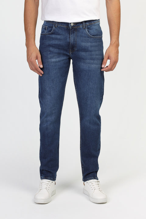 Slim Fit Trousers Jeans Blue