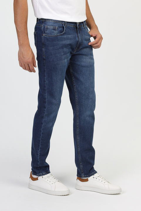 Slim Fit Trousers Jeans Blue