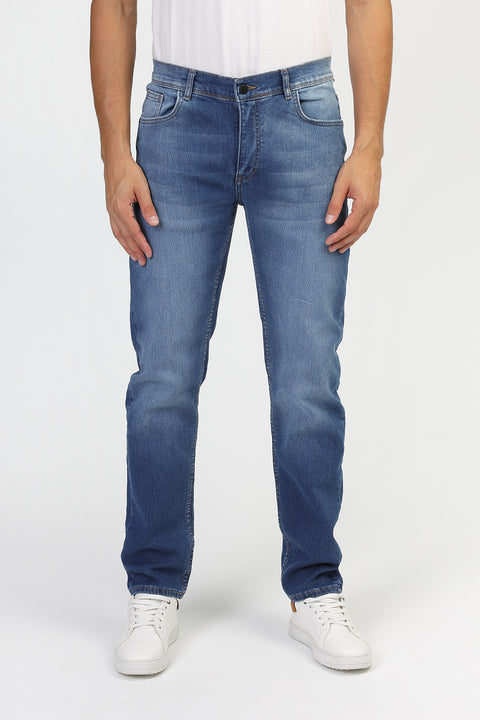 Slim Fit Trousers Jeans Blue