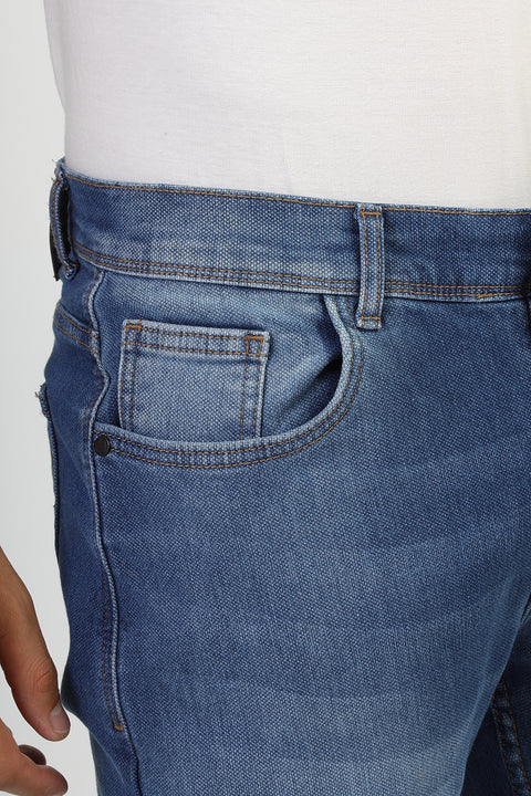 Slim Fit Trousers Jeans Blue
