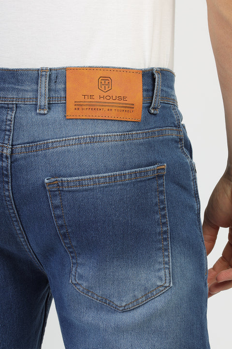 Slim Fit Trousers Jeans Blue