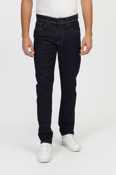 Slim Fit Trousers Jeans Dark Blue