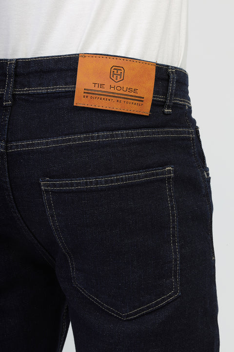 Slim Fit Trousers Jeans Dark Blue