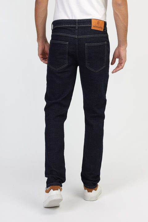 Slim Fit Trousers Jeans Dark Blue