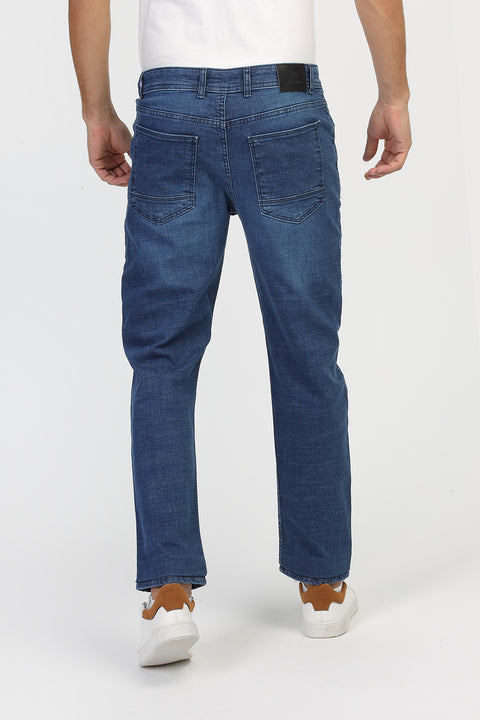 Regular Trousers Blue