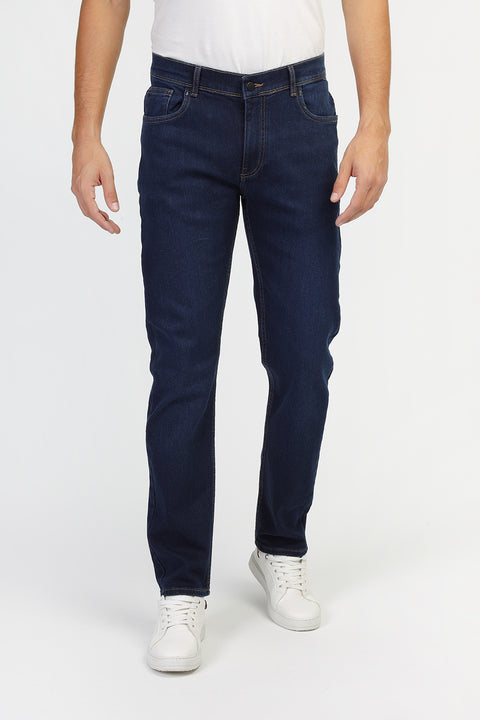 Slim Fit Trousers Jeans Dark Blue