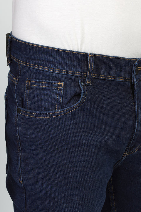 Slim Fit Trousers Jeans Dark Blue