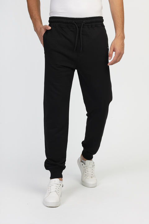 Regular Fit Sweat Pants Black