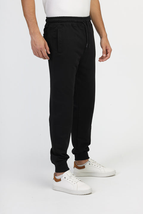 Regular Fit Sweat Pants Black