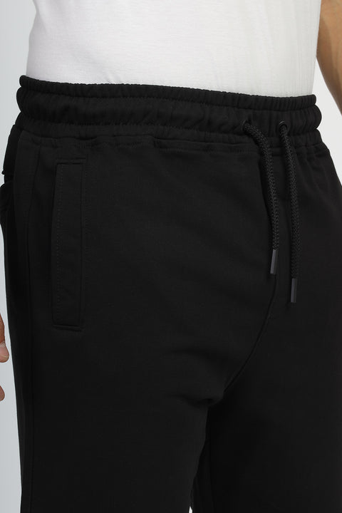 Regular Fit Sweat Pants Black
