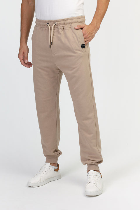 Regular Fit Sweat Pants Beige
