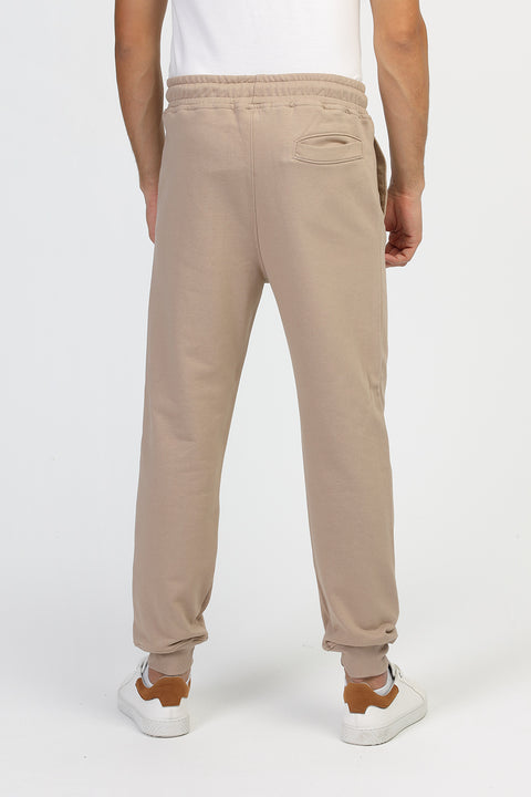 Regular Fit Sweat Pants Beige