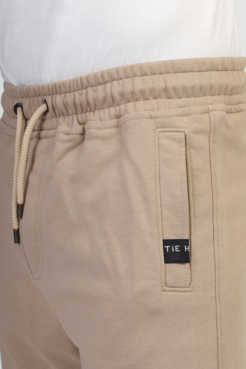 Regular Fit Sweat Pants Beige