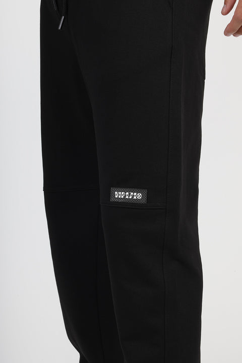 Over Size Fit Sweat Pants Black