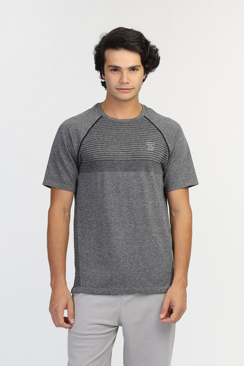 Regular Fit Sports T-Shirt Gray