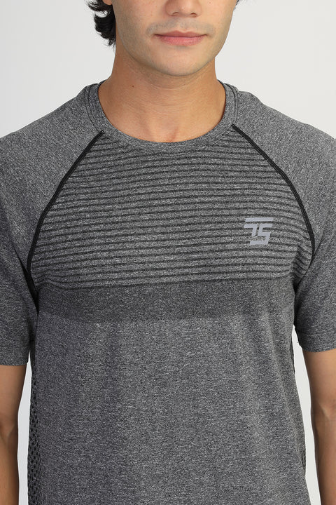 Regular Fit Sports T-Shirt Gray