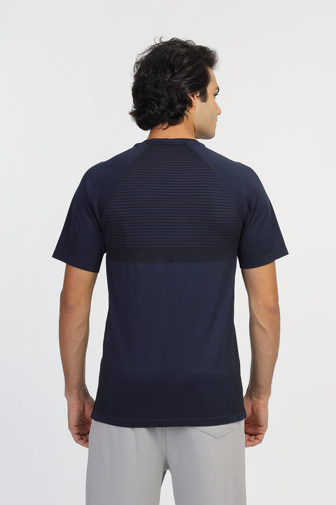 Regular Fit Sports T-Shirt Dark Blue