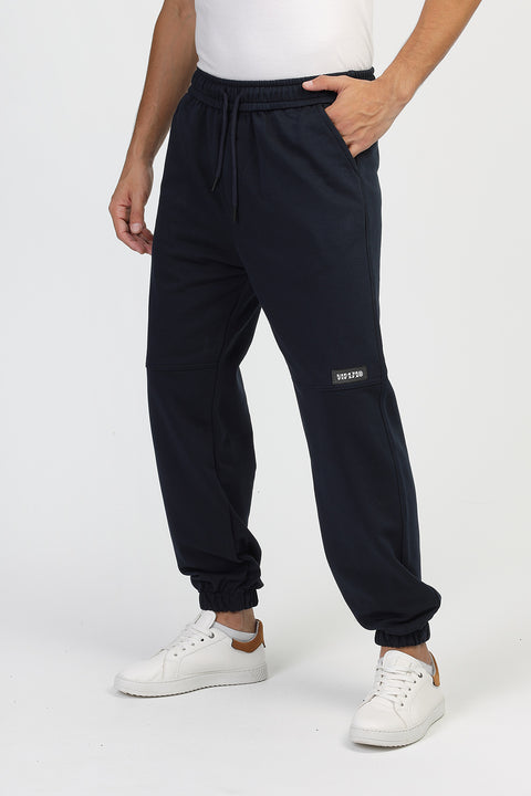 Over Size Fit Sweat Pants Dark Blue