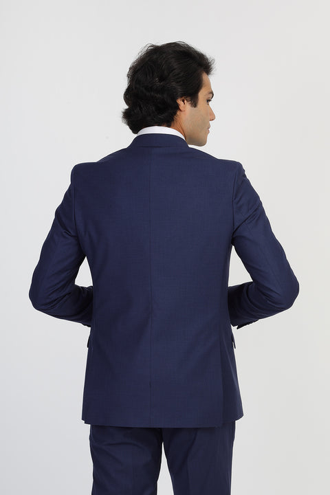 Slim Fit Suit Blue