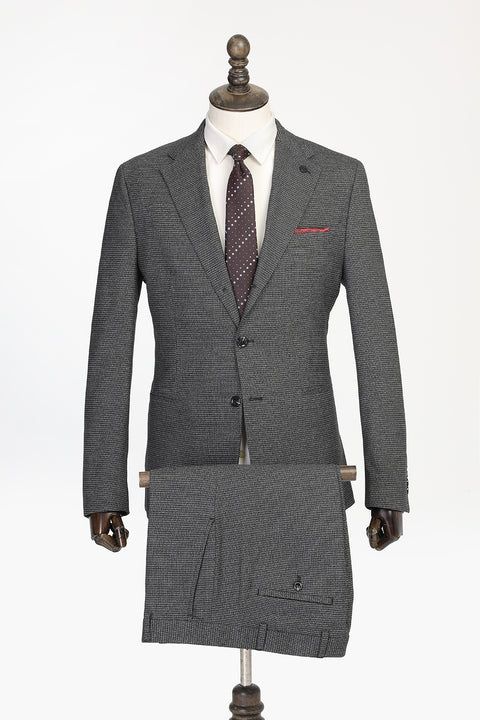 Regular Fit Suit Gray