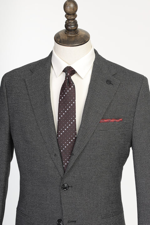 Regular Fit Suit Gray