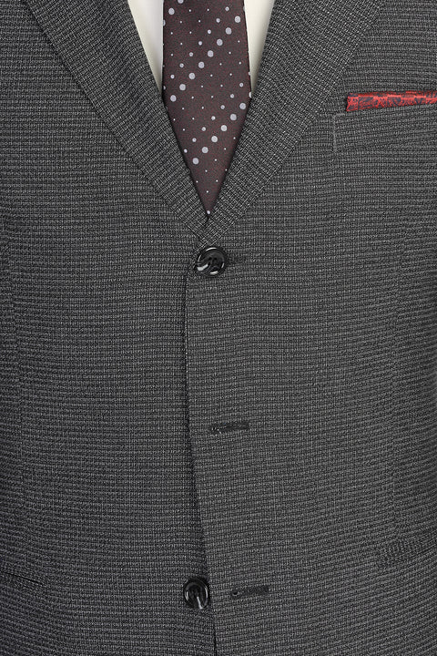 Regular Fit Suit Gray