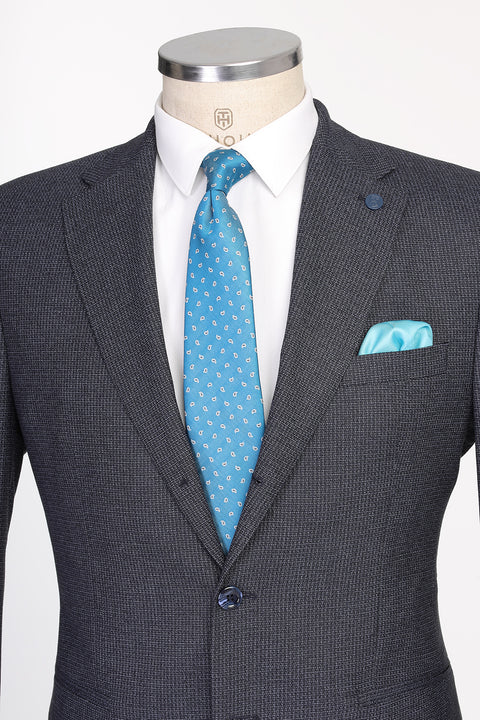 Regular Fit Suit Dark Blue