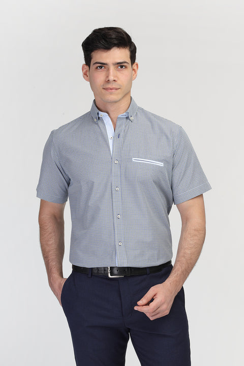 Regular Fit Shirt Half Green
