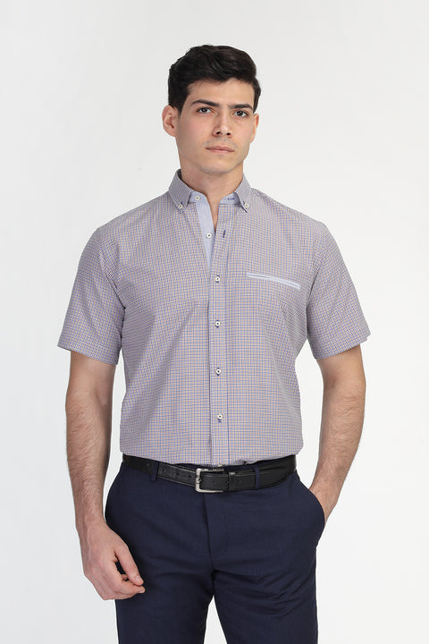 Regular Fit Shirt Half Beige