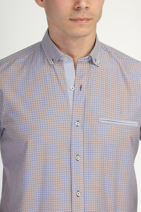 Regular Fit Shirt Half Beige
