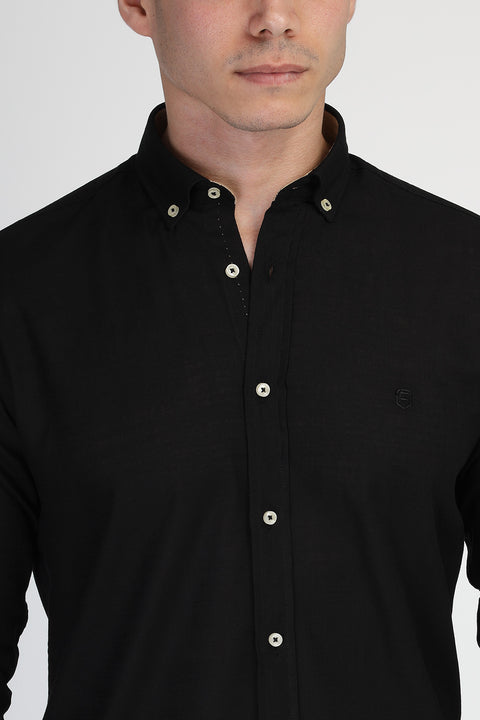 Regular Fit Shirt Black