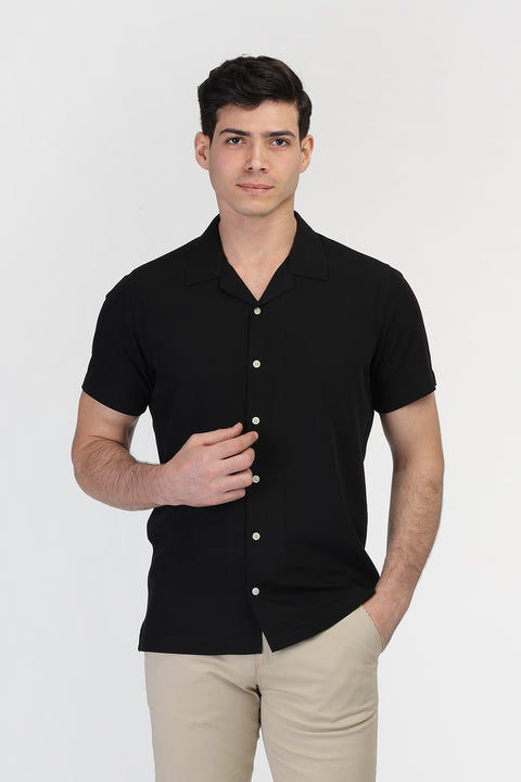 New Fit Shirt Half Black