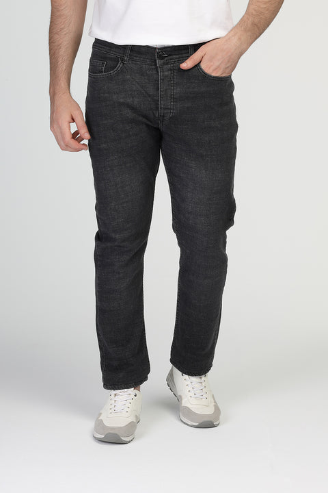 Regular Fit Trousers Jeans Gray